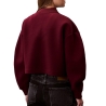 Blouson Aviateur Rouge Femme Calvin Klein Jeans Scuba