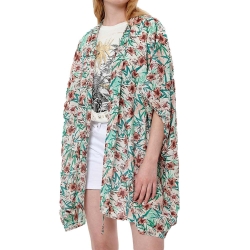 Kimono Fleuries Blanches Femme Kaporal Growe