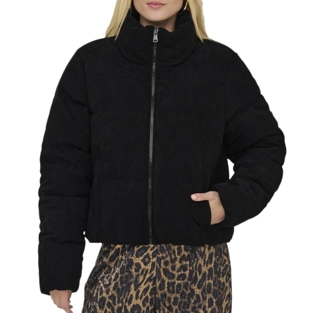 Manteau Noir Femme Only Corduroy