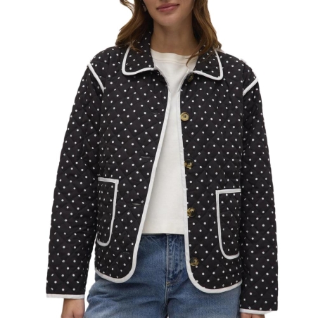 Veste Noir à Pois Femme Vero Moda Anne
