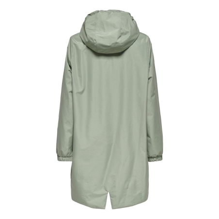 Coupe vent à capuche réversible Vert/Argent Femme Only Fry