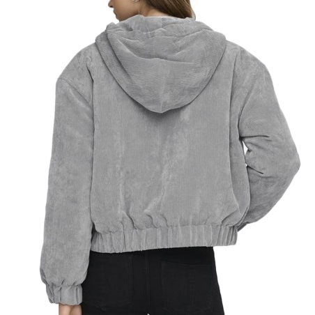 Veste Grise Femme Only Suva Corduroy