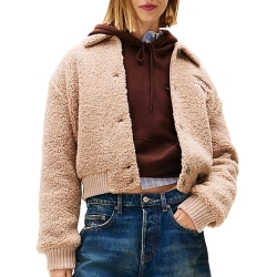 Veste Beige Femme Tommy Hilfiger Varsity