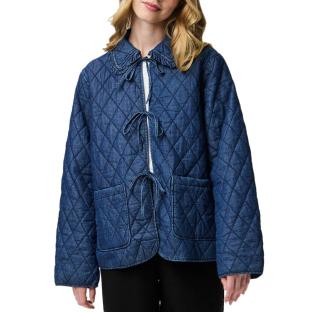 Veste Bleu Femme Pieces Caura