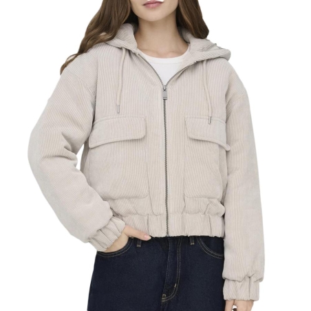 Veste Beige Femme Only Suva Corduroy