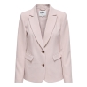 Blazer Rose Clair Femme Only Raven
