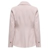 Blazer Rose Clair Femme Only Raven