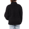 Veste Sherpa Noir Femme Full Compagnie des Amériques Zip