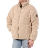 Veste Sherpa Beige Femme Full Compagnie des Amériques Zip