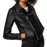 Veste en cuir Noir Femme Schott Lcw8615
