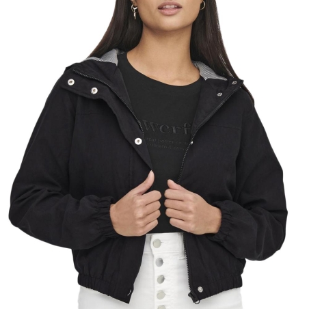 Blouson Noire Femme JDY Hazen Shine