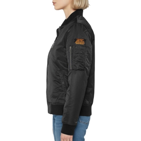 Bomber Noir Femme Schott Femme JET17W