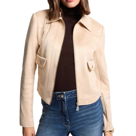 Veste Beige Morgan Femme GELATO