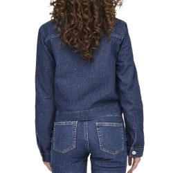 Veste en jean Bleu Foncé Femme Only Rillo