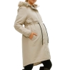 Parka Beige Femme Mamalicious Newjessi