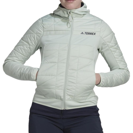 Doudoune Verte Femme Adidas HH9059