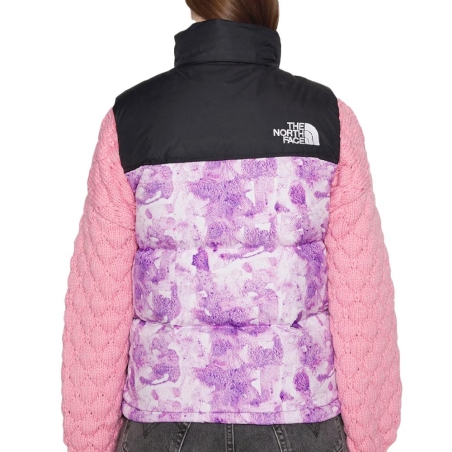 Doudoune Sans Manches Violet/Blanc Femme The North Face 96 Retro