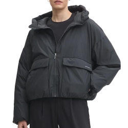 Doudoune Noire Femme Converse Synthetic Puffer