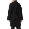 Manteau Noir Femme Pieces Jolene