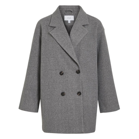 Manteau Gris Femme Vila Sakaya