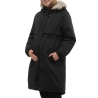 Parka Noire Femme Mamalicious Jessi