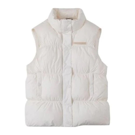 Doudoune Sans Manches Ecru Femme Converse Super Puffer