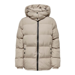 Doudoune Beige Femme JDY Yesta Life