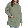 Manteau Matelassé Vert Femme Roxy Next Up