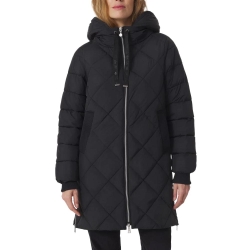 Doudoune longue Noire Femme TBS Gretalon
