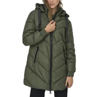 Doudoune Longue Verte Femme JDY Padded