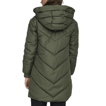 Doudoune Longue Verte Femme JDY Padded