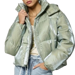 Doudoune Vert Irisé Femme Kaporal SAKI
