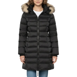 Doudoune Noire Femme Schott Lilly