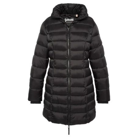 Doudoune Noire Femme Schott Lilly