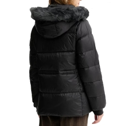 Doudoune Noir Femme Calvin Klein Jeans Mid Down