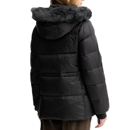 Doudoune Noir Femme Calvin Klein Jeans Mid Down