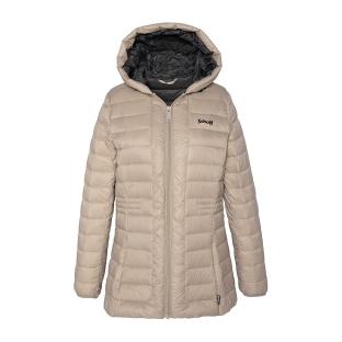 Doudoune Longue Beige Femme Schott BAKER2WRS