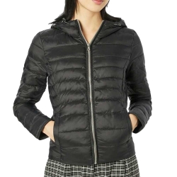 Doudoune Noire Femme Only Tahini