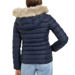 Doudoune Marine Femme Tommy Hilfiger Basic Hooded