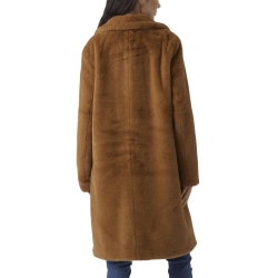 Manteau en Fausse Fourrure Marron Femme Vero Moda Fake Fur Coat