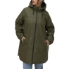 Veste Imperméable Kaki Vero Moda Teddy Coated