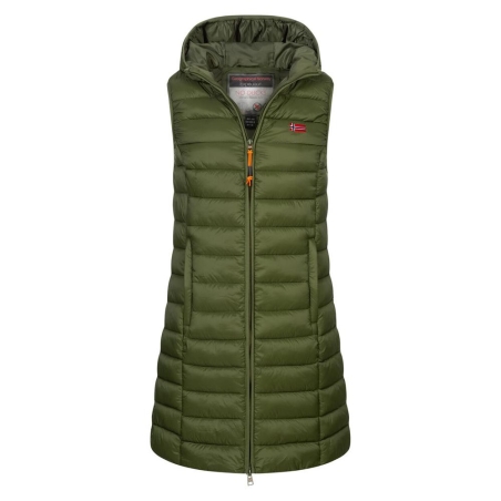 Doudoune sans manche Verte Femme Geographical Norway Vatikolor