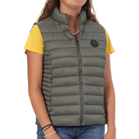 Doudoune sans manches Kaki Femme Teddy Smith B-terry