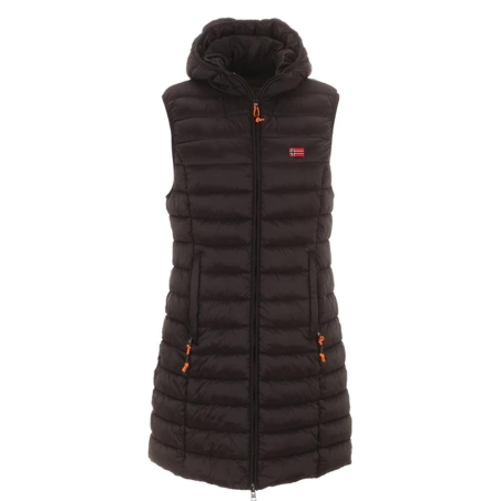 Doudoune sans manche Noir Femme Geographical Norway Vatikolor