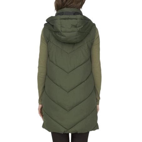 Doudoune sans manche Kaki Femme JDY Padded Waistcoat