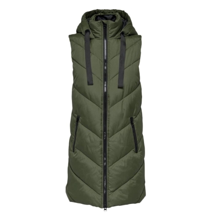 Doudoune sans manche Kaki Femme JDY Padded Waistcoat