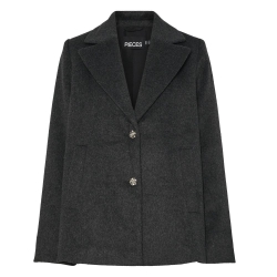 Manteau Noir Femme Pieces Jasmin Outerwear
