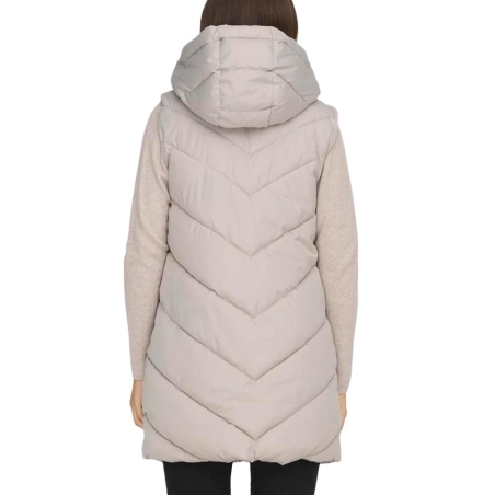 Doudoune sans manche Beige Femme JDY Padded Waistcoat