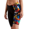 Short Noir/Jaune/Bleu Femme Adidas Cycling