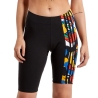 Short Noir/Jaune/Bleu Femme Adidas Cycling